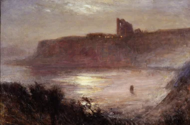 Moonlight - Tynemouth Priory, c.1922